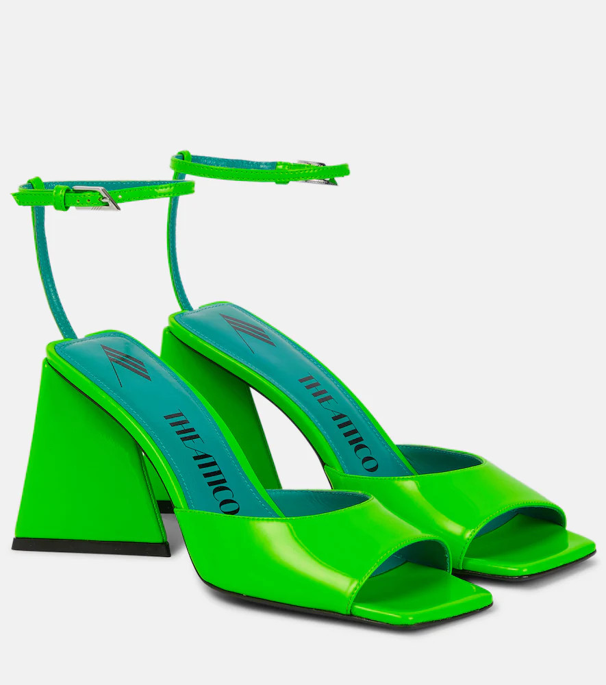 The Attico Piper 85 patent leather sandals | Mytheresa (US/CA)