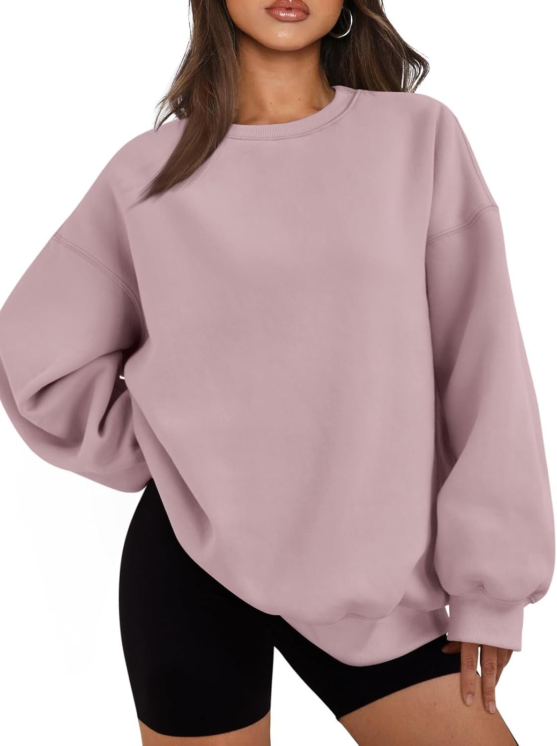 EFAN Womens Oversized Sweatshirts Crewneck Casual Lounge Fall Outfits 2026 | Amazon (US)