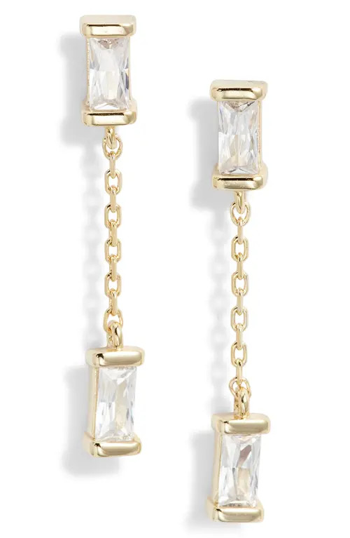Kendra Scott Juliette Drop Earrings in Gold White Crystal at Nordstrom | Nordstrom