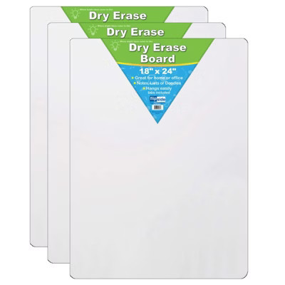 Flipside Products Dry Erase Board, 18" x 24", Pack of 3 | Target