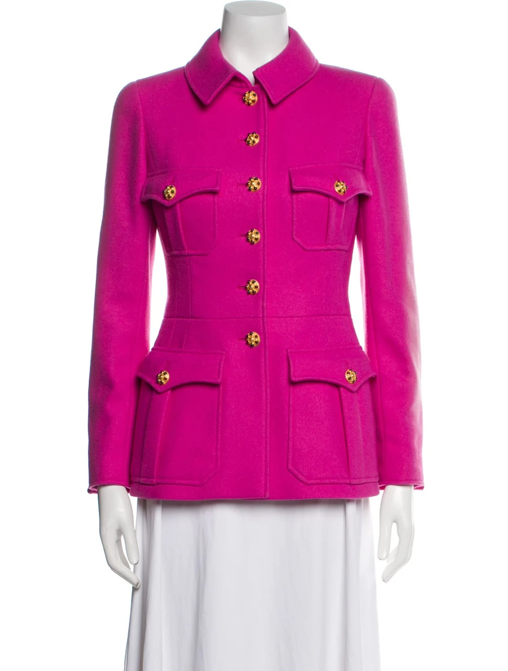 Chanel Vintage 1996 Utility Jacket - Pink Jackets, Clothing - CHA1327083 | The RealReal | The RealReal