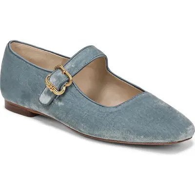 Sam Edelman Michaela Mary Jane Flat in Black Patent at Nordstrom, Size 10.5 | Nordstrom