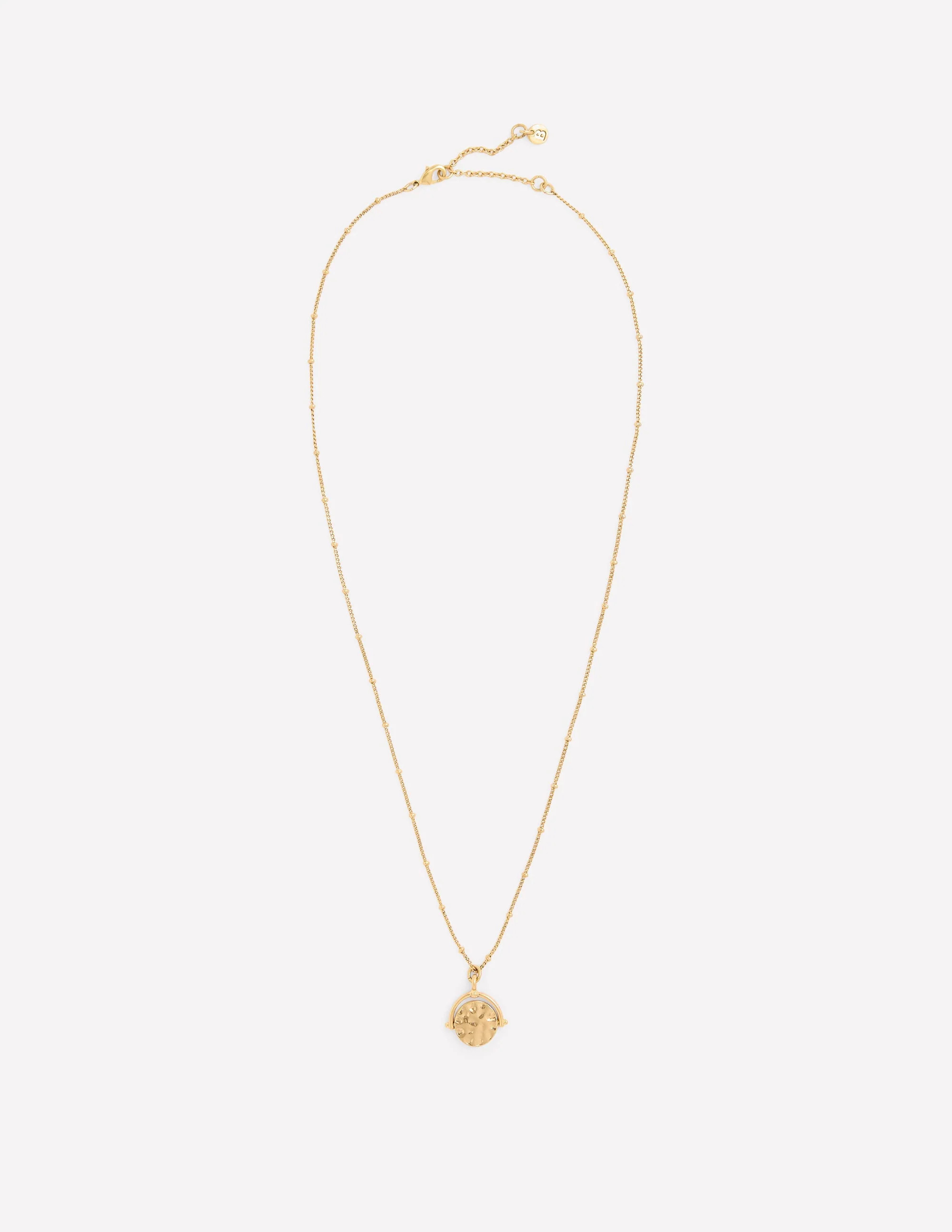 Fine Spinner Pendant Necklace-Gold Colour | Boden (US)