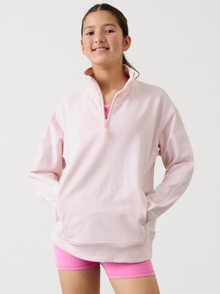 Athleta Girl All Day 1/4 Zip Sweatshirt | Athleta