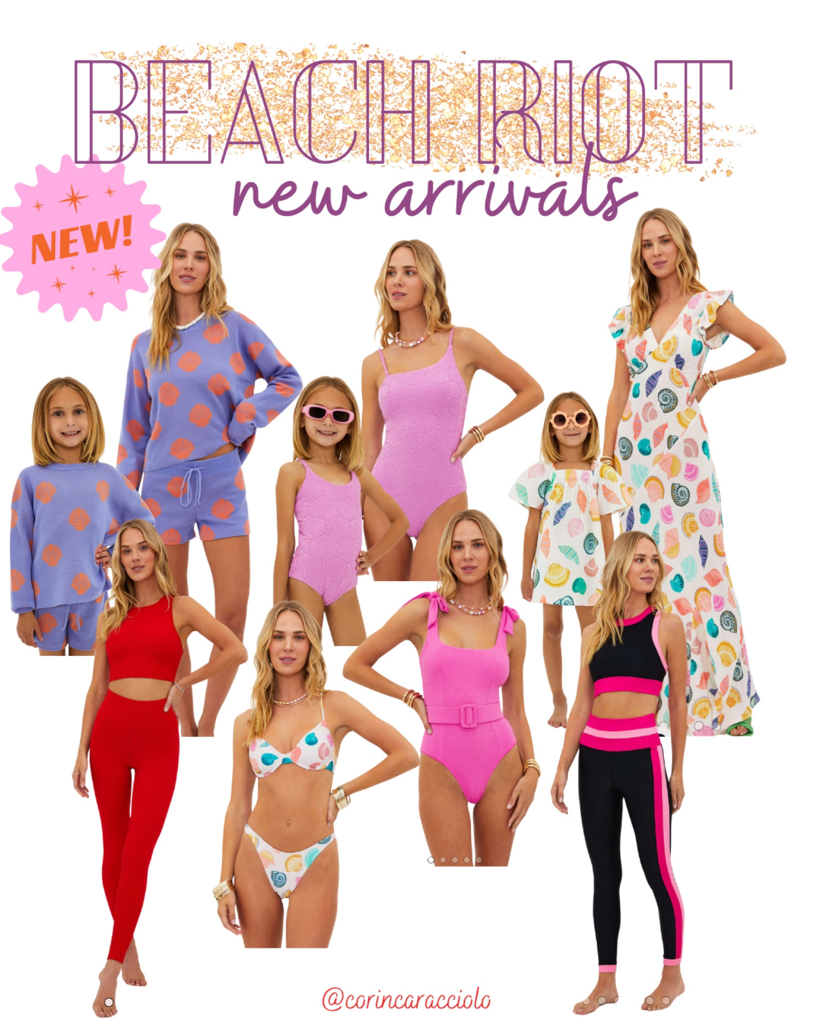 Beach Riot New Arrivals
Shell print swim
Athletic wear
Mommy and me matching 

#LTKswim #LTKstyletip #LTKfitness