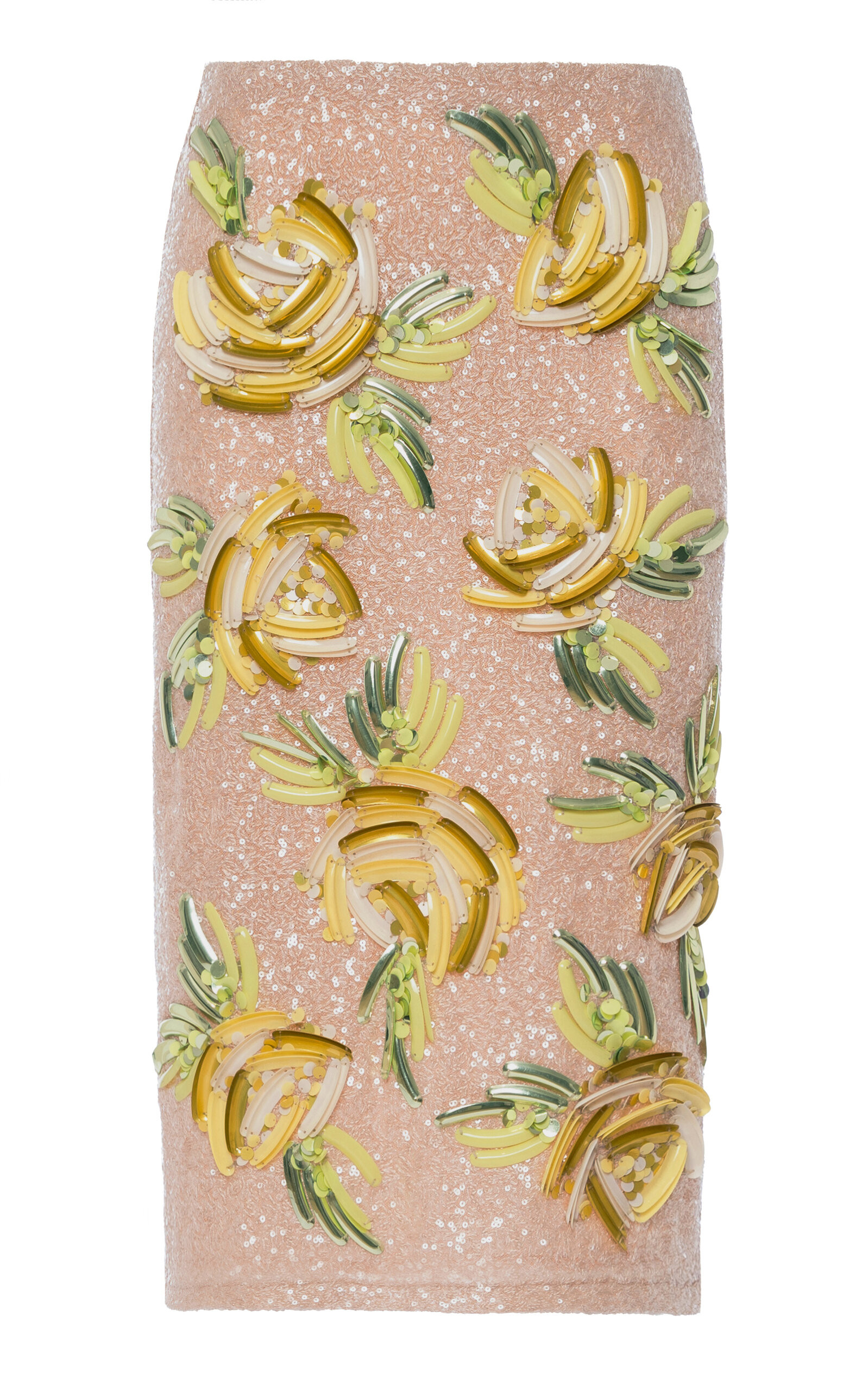 Floral Sequined Midi Skirt | Moda Operandi (Global)