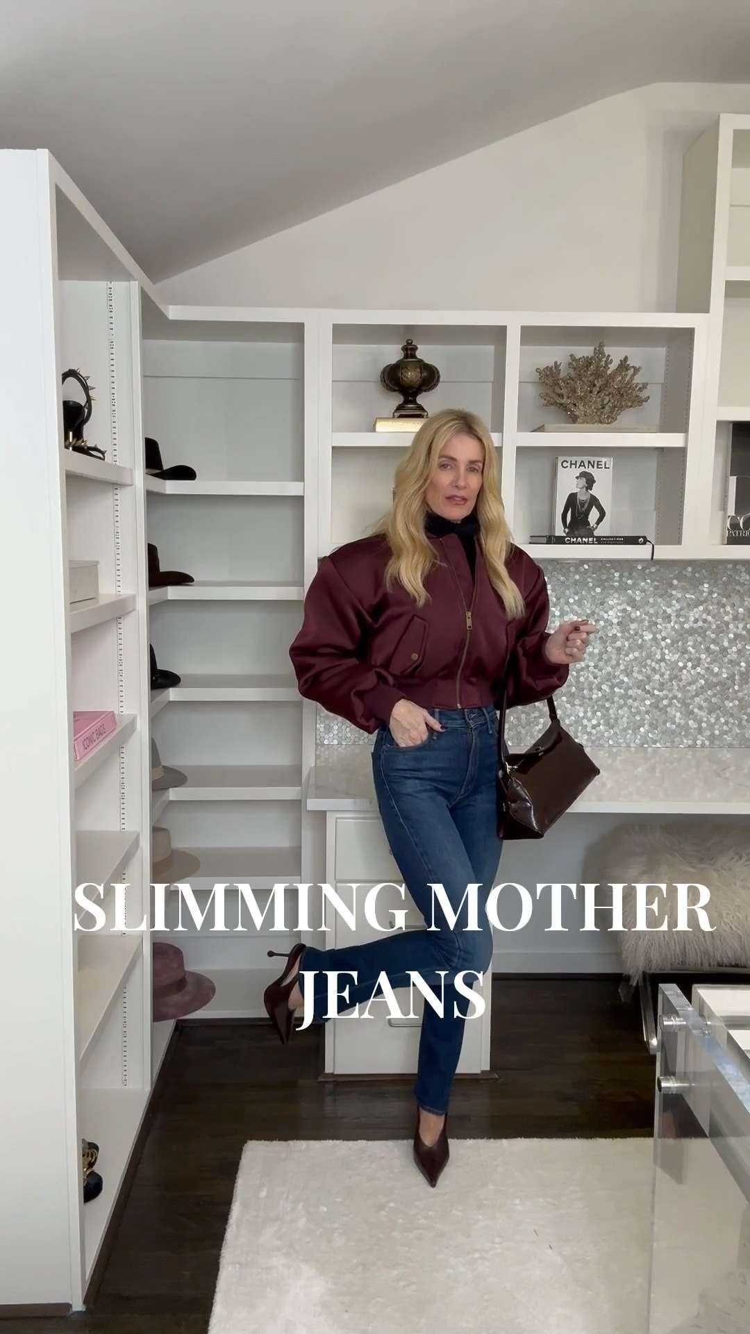✨ Just found the most flattering new mother jeans and I am obsessed! High-waisted with a full-length baby flare, these beauties make your legs look miles long and hug your curves in all the right places Loving this rich dark wash too. True to size—I’m wearing a 24. Perfect mix of chic, comfy, and totally wearable! 

 

#LTKootd #LTKOver40 #LTKFindsUnder100