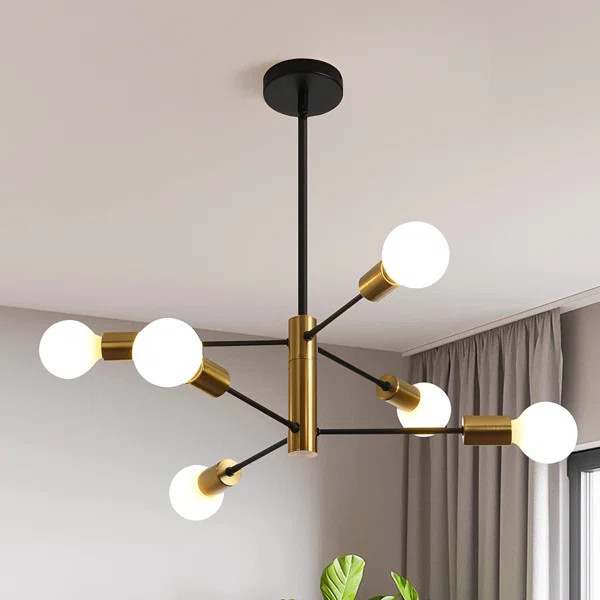 Cobina 6 - Light Dimmable Sputnik Sphere Chandelier | Wayfair North America