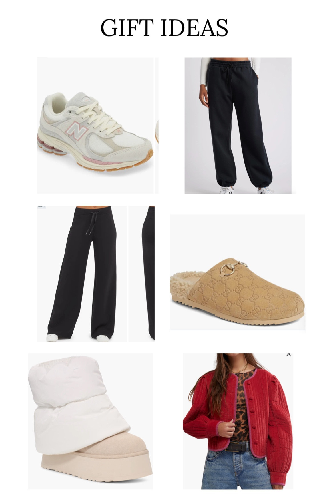 Gift ideas, gifts for her, fall outfit, clogs, new balance 

#LTKHoliday #LTKGiftGuide #LTKFindsUnder100