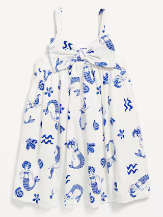 Sleeveless Bow-Tie Dress for Toddler Girls | Old Navy (US)
