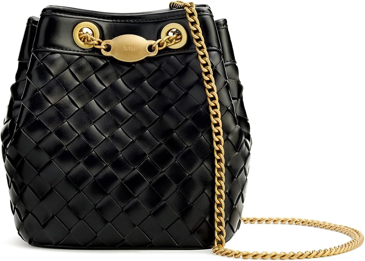 JW PEI Women's Yara Hand-Woven Bucket Bag | Amazon (US)