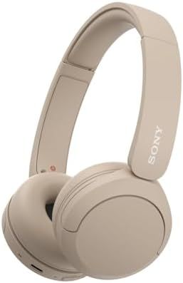 Sony WH-CH520 Wireless Headphones Bluetooth On-Ear Headset with Microphone, Cappuccino | Amazon (US)