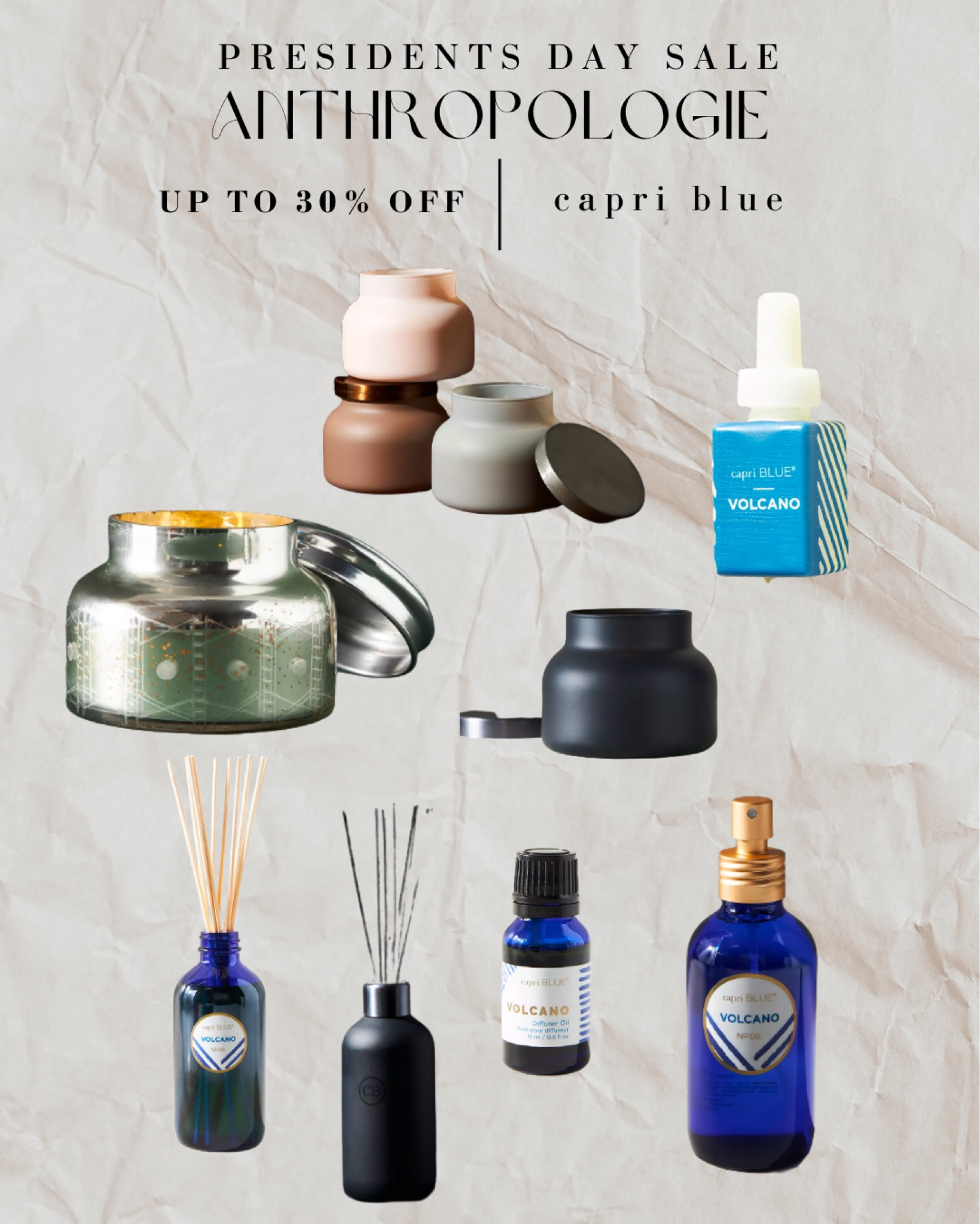 Live - Shop this scent Capri Blue Volcano room spray