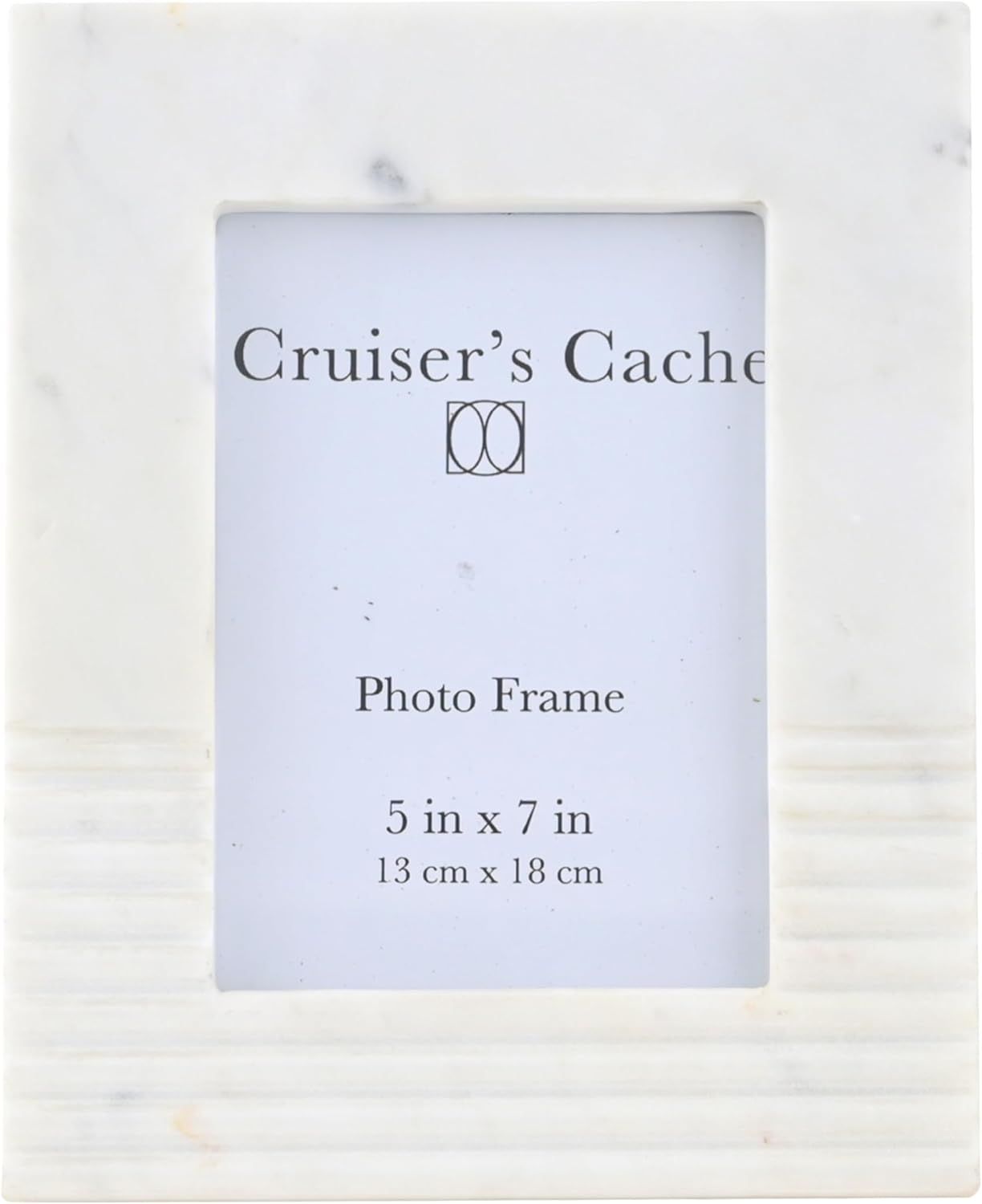 Cruiser’s Caché | Carved Marble Photo Frame | Art Deco 5x7 | Amazon (US)