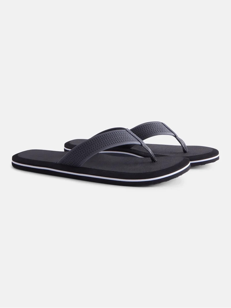 No Boundaries Ocean Flip Flops, Men's | Walmart (US)