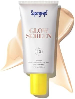 Supergoop! Glowscreen SPF 40, Sunrise (Champagne Glow) - 1.7 fl oz - Glowy Primer + Broad Spectru... | Amazon (US)
