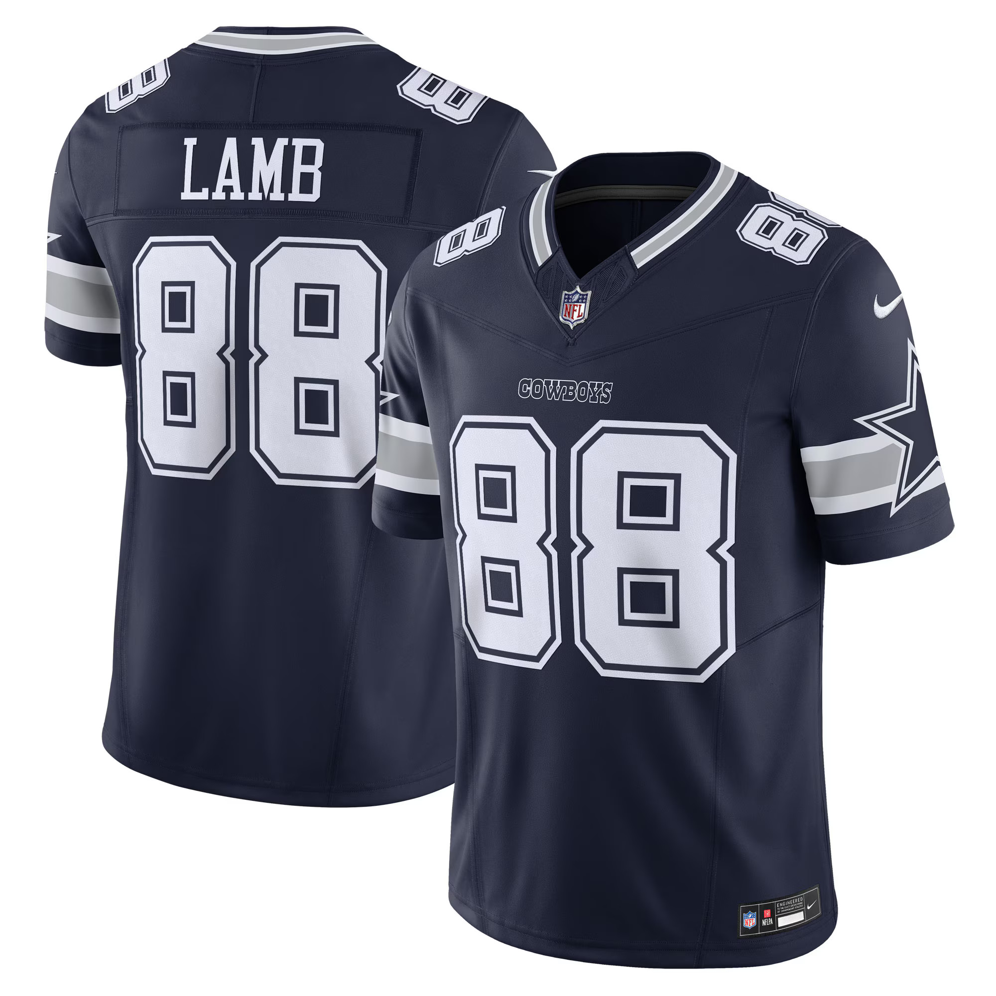 Men's Dallas Cowboys CeeDee Lamb Nike Navy Vapor F.U.S.E. Limited Jersey | NFL Shop