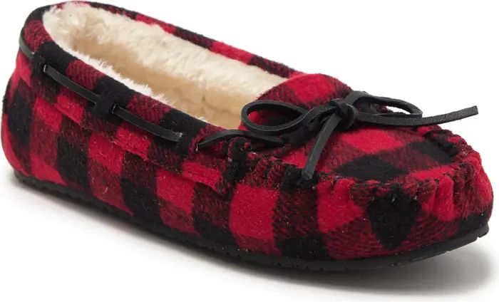 Trapper Plaid Slipper with Faux Fur Lining (Women) | Nordstrom Rack