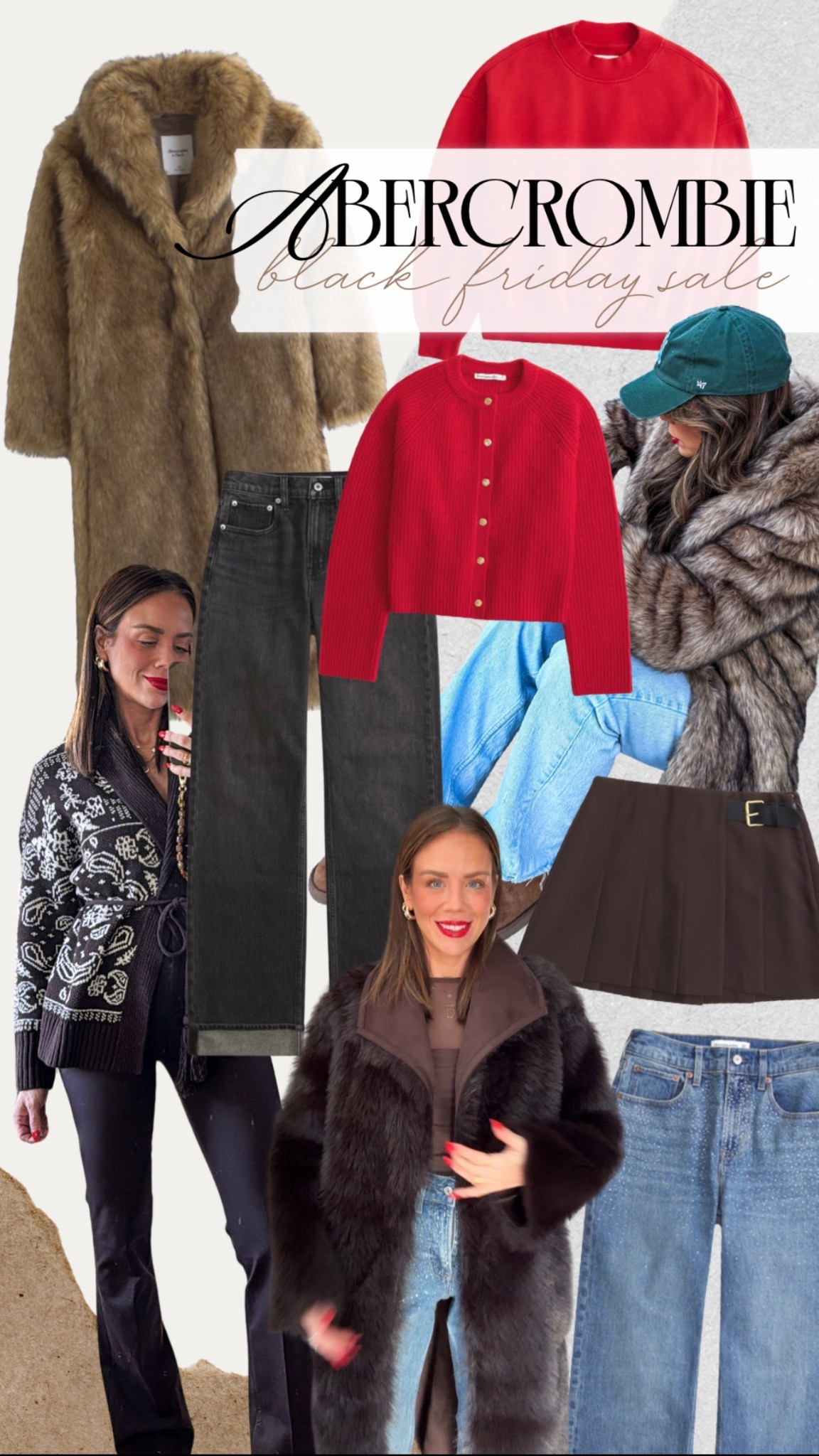 #AbercrombiePartner   @Abercrombie  Black Friday sale. 25-50% Off Everything Stackable Promo Code: CYBERAF for additional 15% off November 24th - Monday, December 1st. Wearing XS/24 curve in all! 


*use code CYBERAF to get an additional 15% off everything in stores & online at checkout from 11/24/2025 -12/1/2025 in US/CA. Excludes clearance and giftcards. See details online. 

#LTKHoliday #LTKCyberWeek #LTKSaleAlert