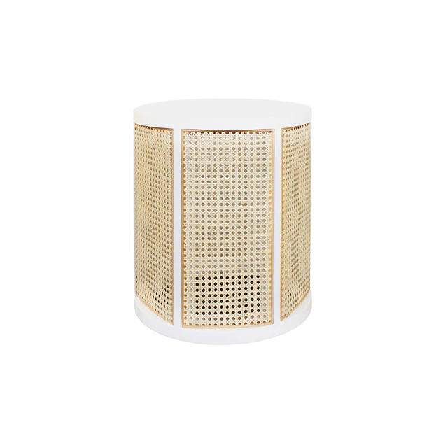 Zuma Side Table- White | Cailini Coastal