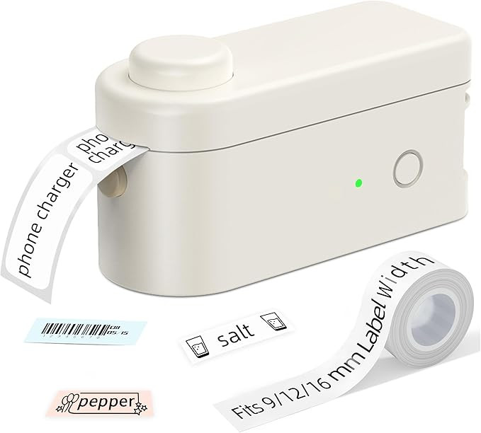 Makeid L1 Label Maker Machine with Tape - Portable & Rechargeable Label Makers Compatible with 9/... | Amazon (US)