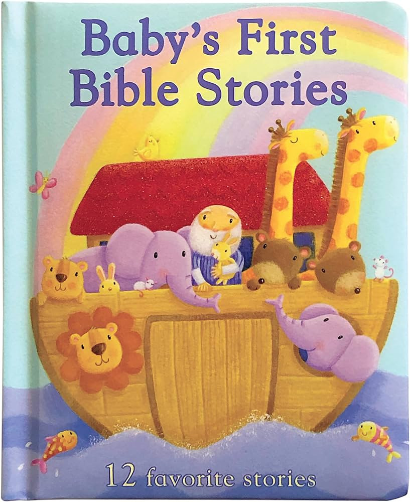 Baby's First Bible Stories Padded Board Book - Gift for Easter, Christmas, Communions, Newborns, ... | Amazon (US)