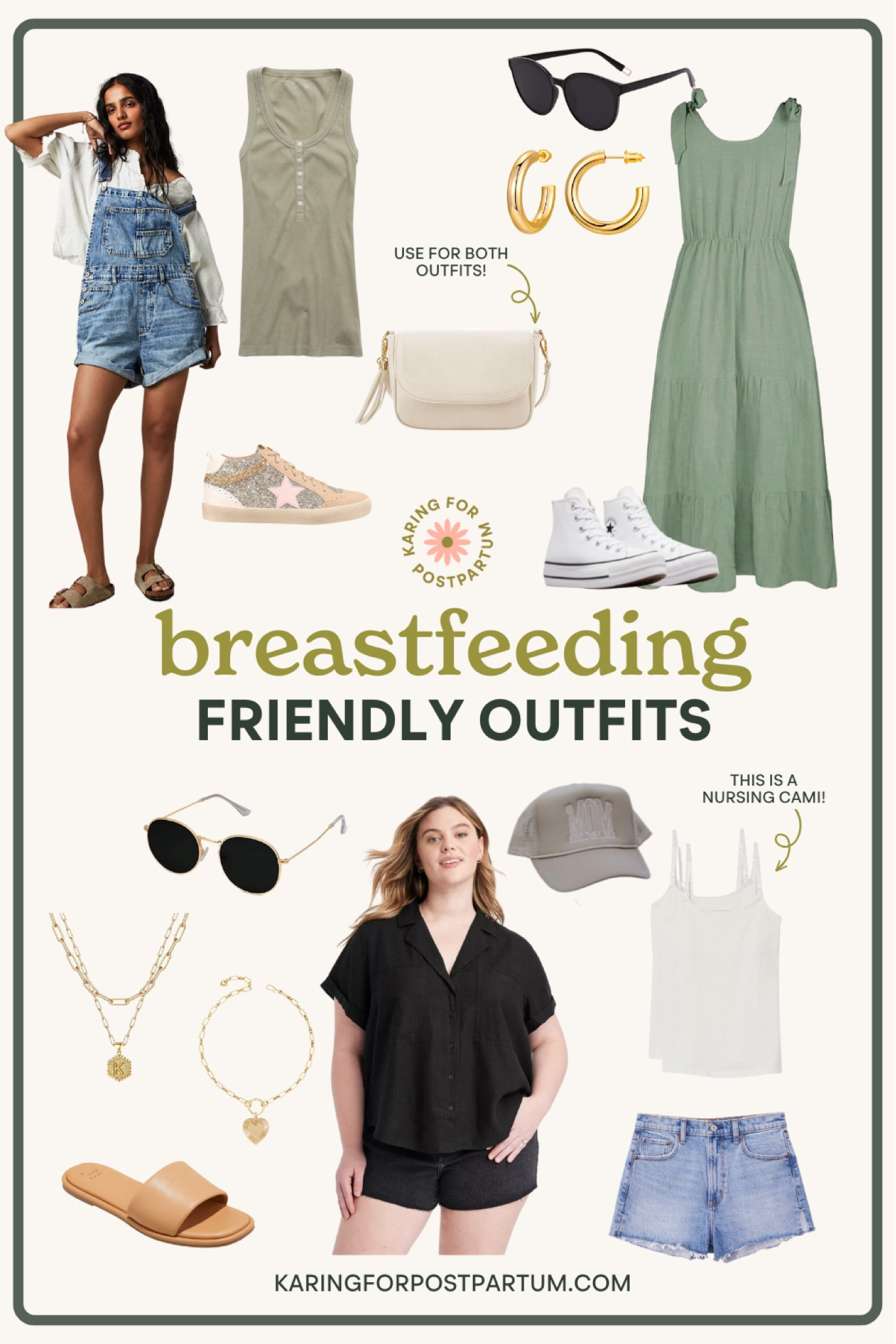 3 Breastfeeding Friendly ideas— easy access, while still looking cute! 

#LTKbaby #LTKstyletip