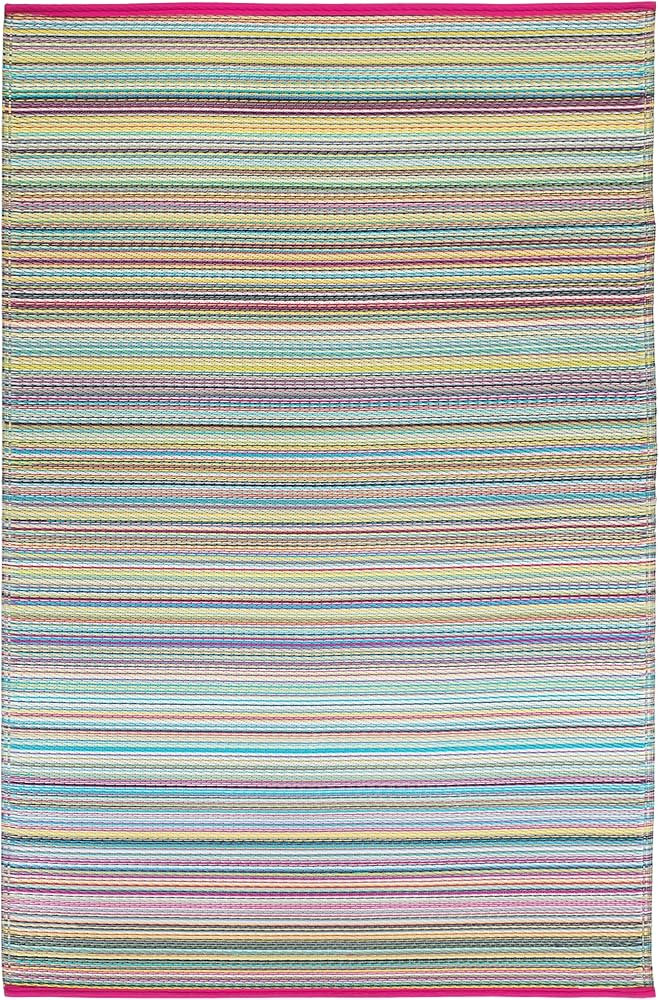 Fab Habitat Outdoor Rug - Waterproof, Fade Resistant, Crease-Free - Premium Recycled Plastic - St... | Amazon (US)