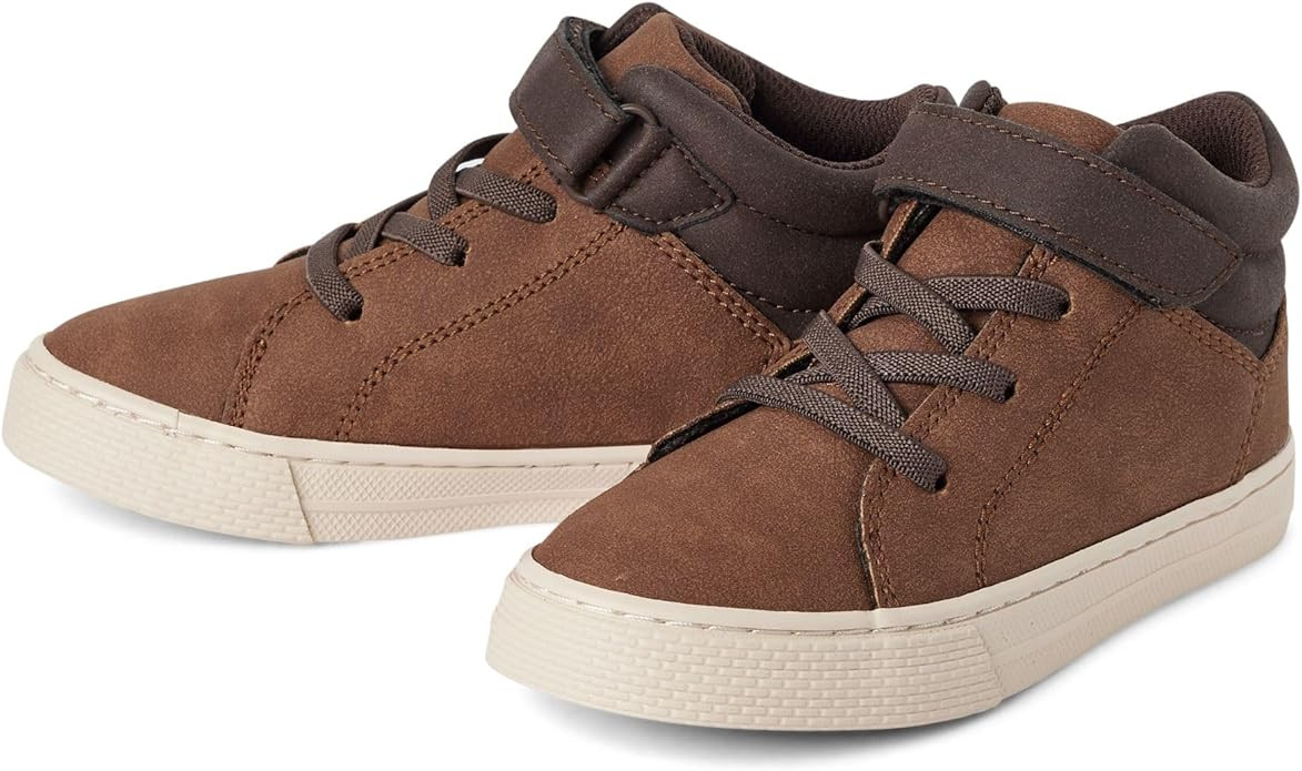 Gymboree Boys' Boys' and Toddler Casual Lace Up High Top Sneaker | Amazon (US)