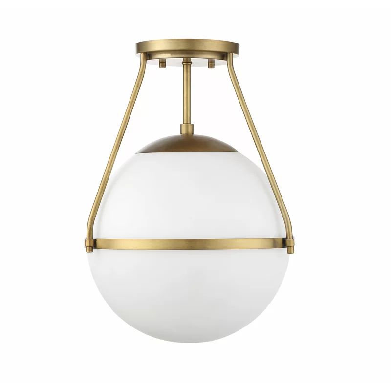 Amirah 1 -Light 13" Semi Flush Mount | Wayfair North America