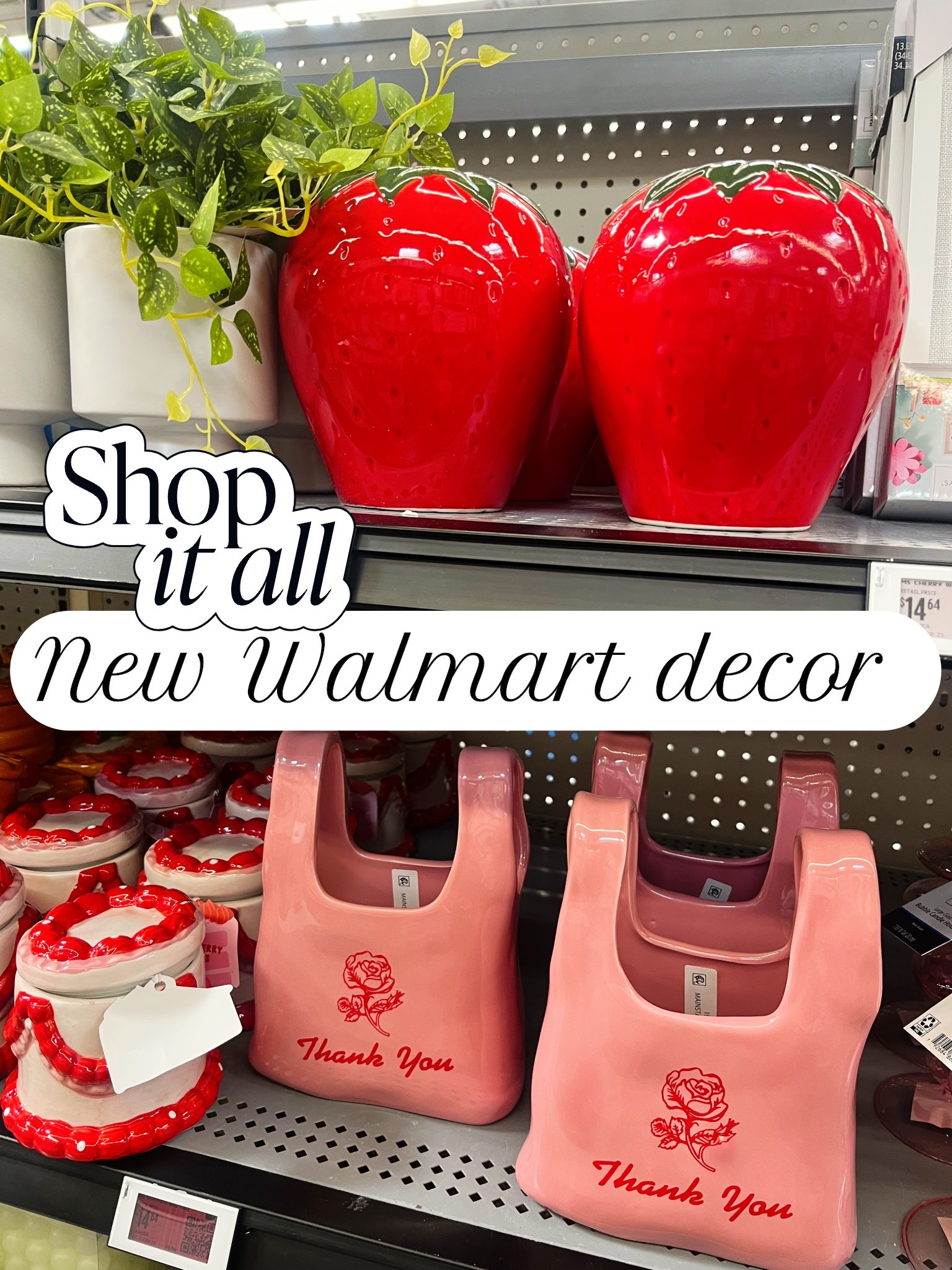 How cute are these vases🍓 #walmartfinds

#LTKValentine #LTKHome #LTKSeasonal