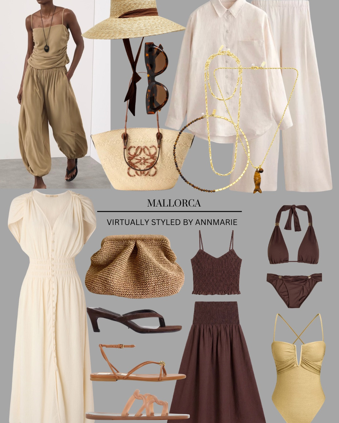 A holiday capsule wardrobe for Mallorca

#LTKsummer #LTKstyletip