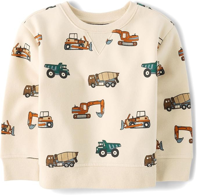 The Children's Place Baby Boys' And Toddler Long Sleeve Active Premium Fleece Sweatshirt | Amazon (US)
