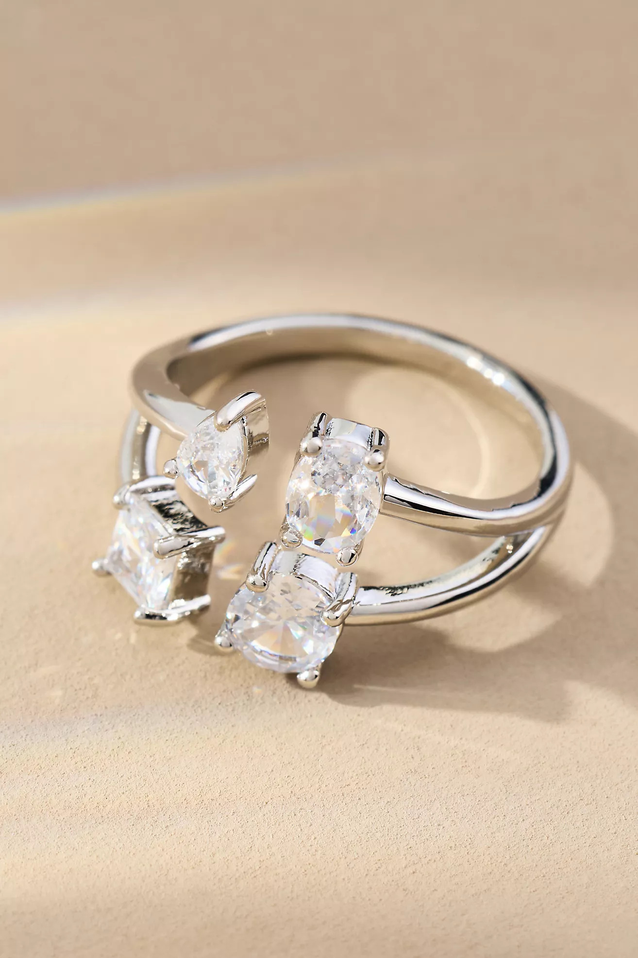 Stacked Rhinestone Ring | Anthropologie (US)