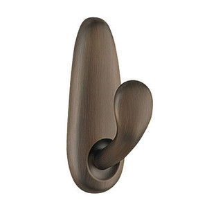 Command™ Classic Hook Large Brushed Nickel Pkg/2 | The Container Store