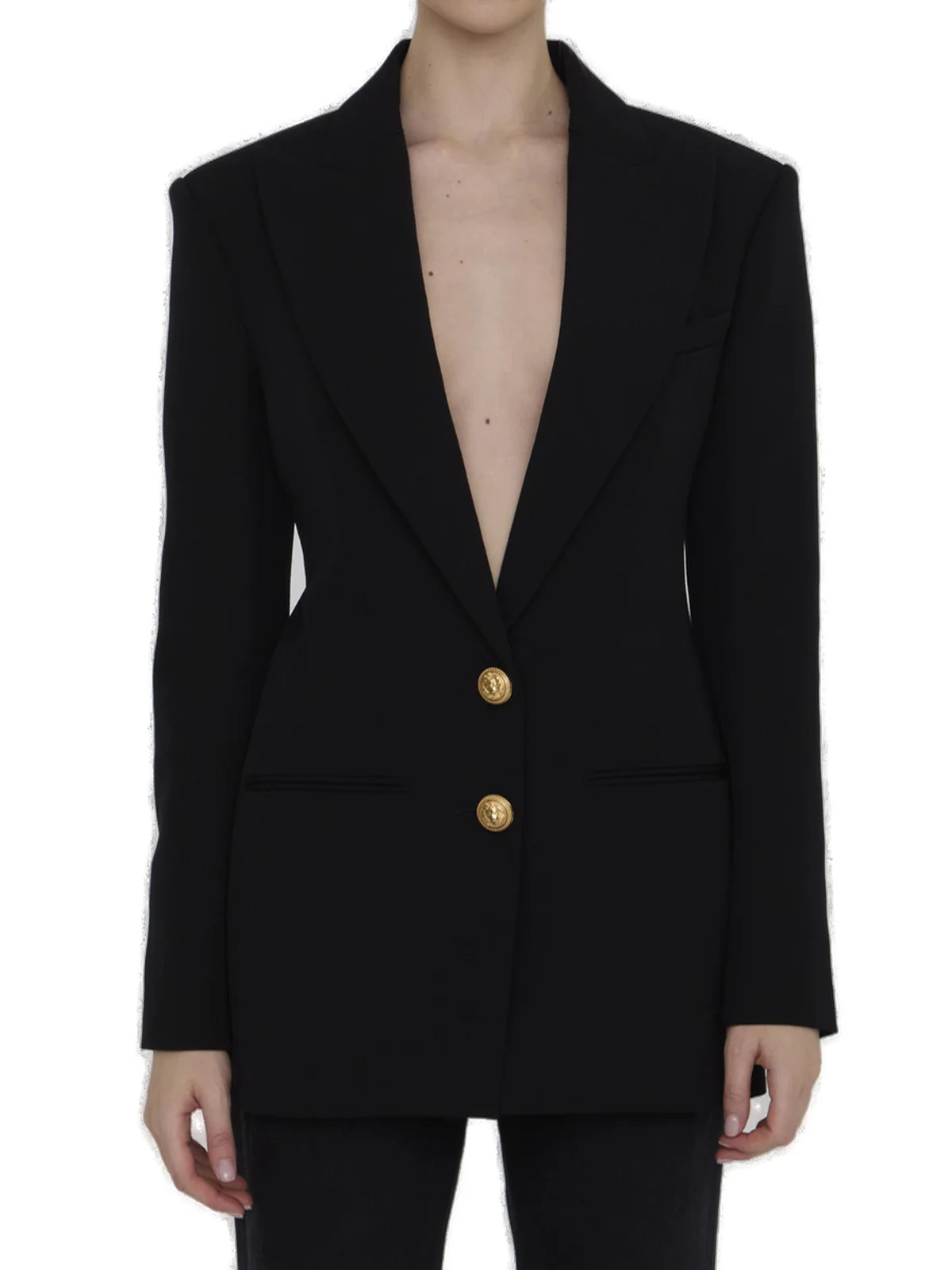 Balmain Single-Breasted Tailored Blazer | Cettire Global