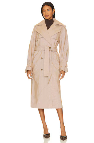 Bardot Oversized Herringbone Trench in Herringbone from Revolve.com | Revolve Clothing (Global)