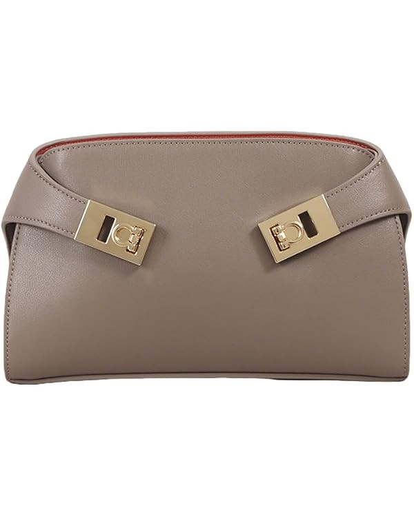 Women's Small Leather Shoulder Bag, Crossbody Clutch with Removable Strap, Chic Evening Handbag f... | Amazon (US)