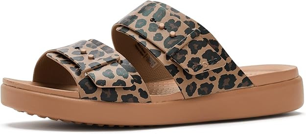 Crocs Women's Brooklyn Buckle Low Sandals | Amazon (US)