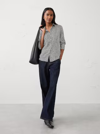 Silky Classic Shirt | Banana Republic Factory
