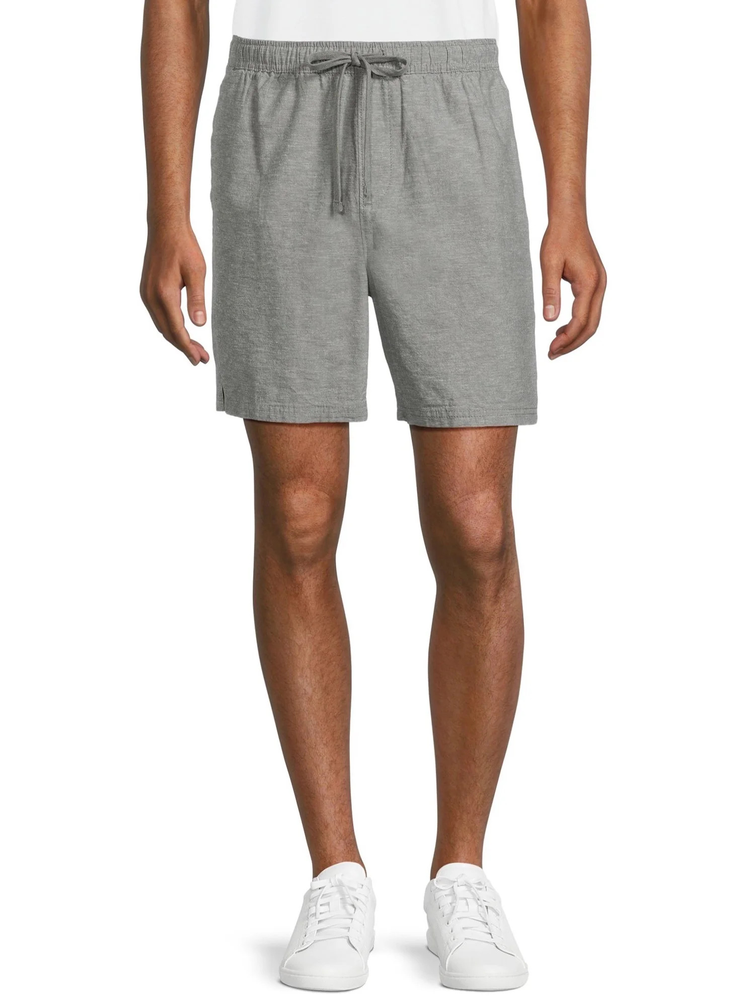 No Boundaries Men's and Big Men's Linen Blend Shorts, Sizes XS-5XL | Walmart (US)