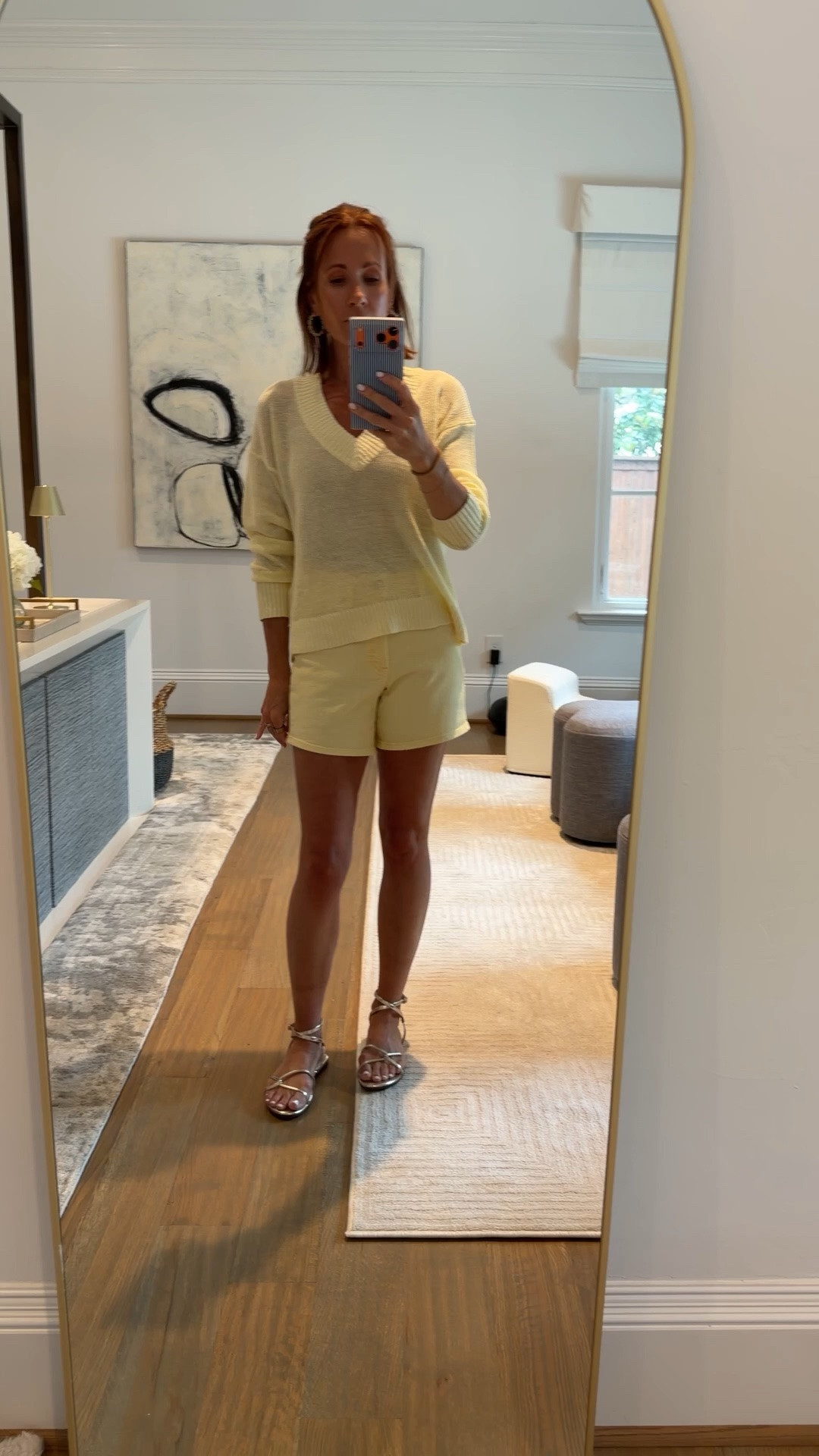Current favorite “throw on and instantly look pulled together” kind of outfit. This lightweight Madewell sweater is perfect for chilly restaurants, end of school events, summer travel, and everyday mom life. Paired it with these easy cream shorts and metallic sandals for the cutest neutral summer look. Everything is versatile, easy to mix and match, and pieces I know I’ll wear on repeat all season long.

Madewell summer outfit, neutral summer outfit, lightweight summer sweater, cream shorts outfit, casual chic mom style, effortless summer style, metallic sandals, elevated casual outfit, summer outfit ideas for women, vacation outfit inspiration, easy everyday outfit, Madewell style finds. @Madewell

#LTKootd #LTKmomlife #LTKOver40