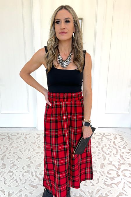 ✨ Holiday Outfit ✨

Hurry! There’s only a couple of sizes left in this festive red tartan midi skirt and it’s 35% off today!  It’s comfortable and cute for family matching photos or for a holiday party outfit. 

#everypiecefits

Christmas outfit
Christmas party outfit

#LTKparties #LTKSeasonal #LTKHoliday