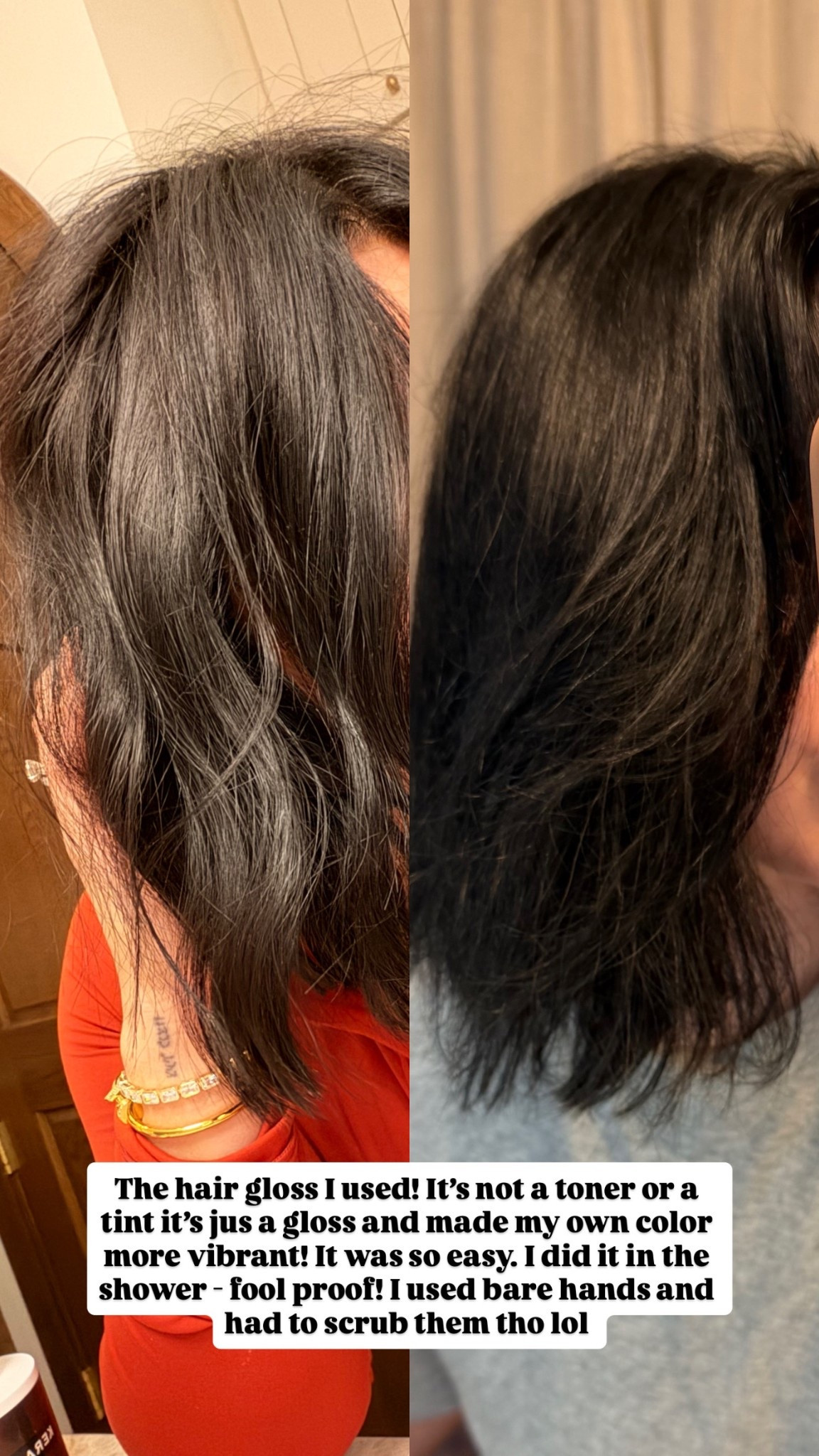 Hair gloss at home treatment :) 

#LTKBeauty #LTKdayinmylife #LTKselfcare