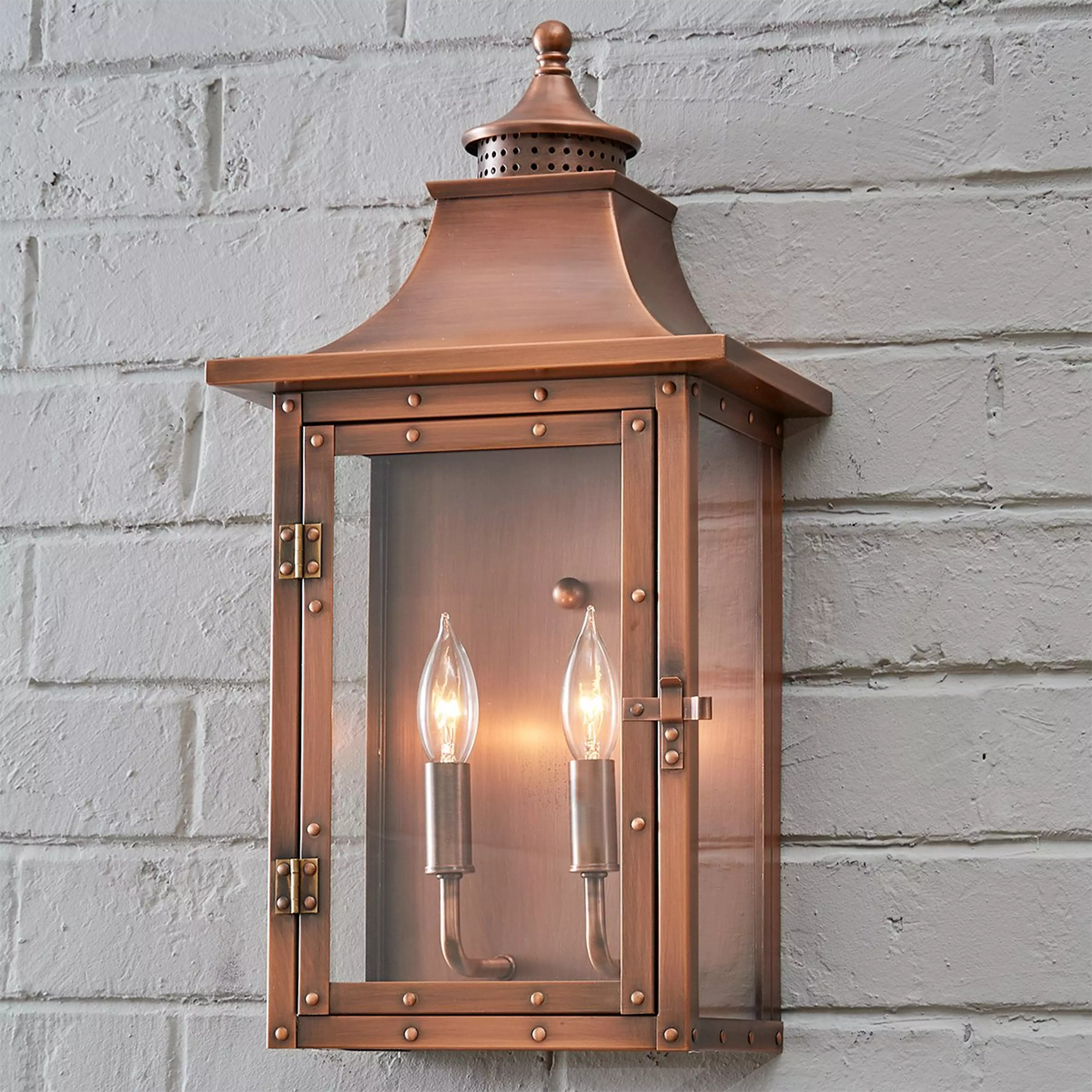 Classic Vented Hood Outdoor Sconce - Large | Shades of Light