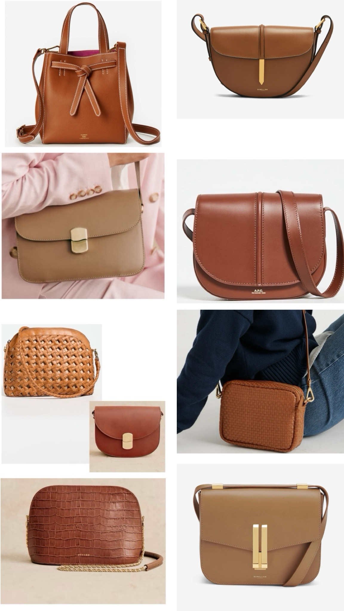 Classic brown crossbody bags 

#LTKstyletip #LTKitbag #LTKMostLoved