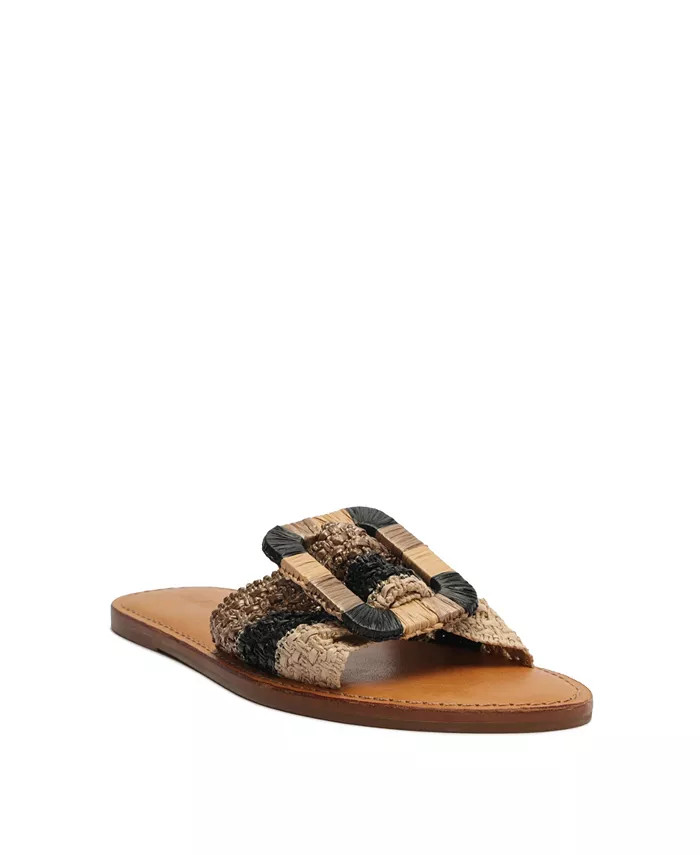 Schutz Women's Cinna Flat Buckle Sandals - Macy's | Macy's
