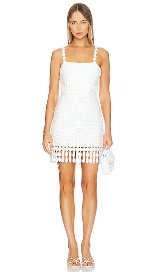 Caitriona Mini Dress in White | Revolve Clothing (Global)