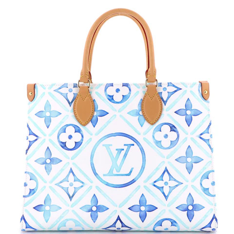 OnTheGo Tote Monogram Tiles By The Pool MM | Rebag