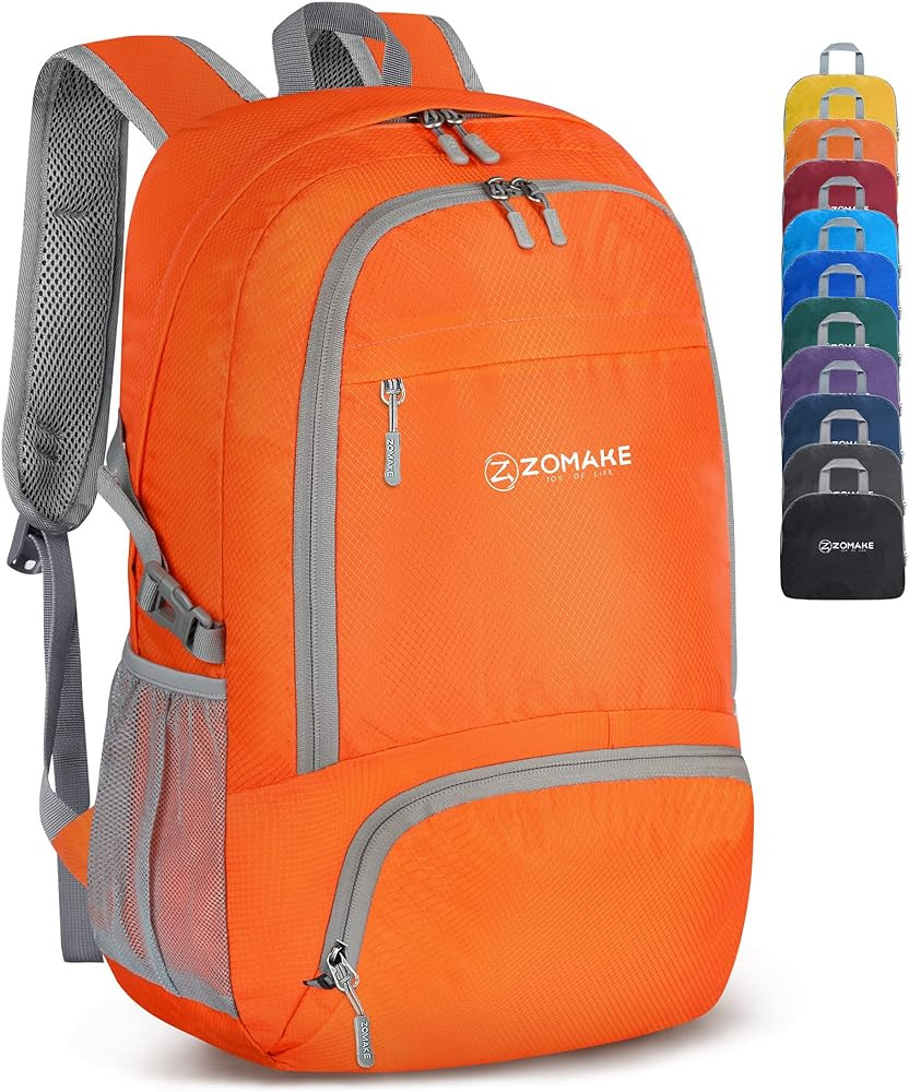 ZOMAKE Lightweight Packable Backpack 30L - Foldable Hiking Backpacks Water Resistant Compact Fold... | Amazon (US)